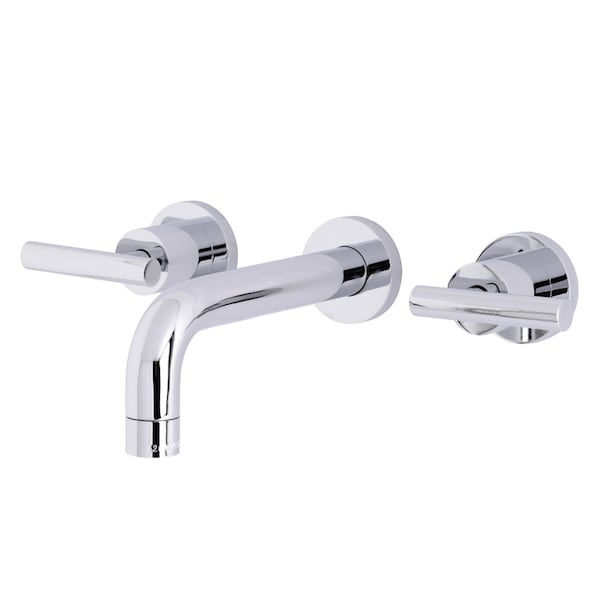 Kingston Brass KS8121CML Manhattan 2-Handle 8" Wall Mount Bathroom Faucet, Chrome KS8121CML - main